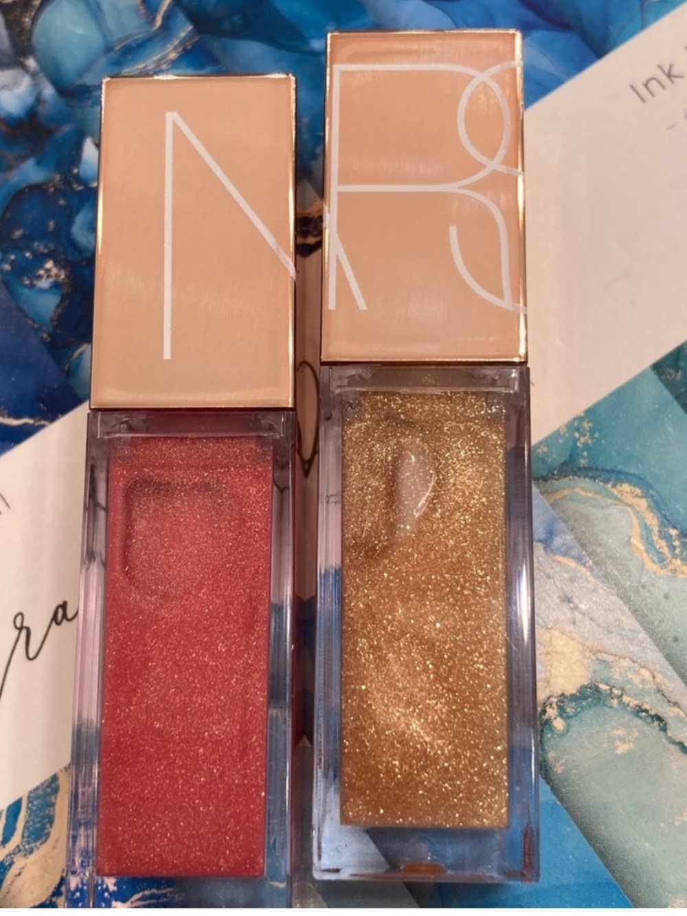 NARS Lip Glosses in Orgasm and A-Lister